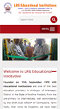Mobile Screenshot of lrg.edu.in